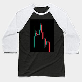 Forex Candlestick Baseball T-Shirt